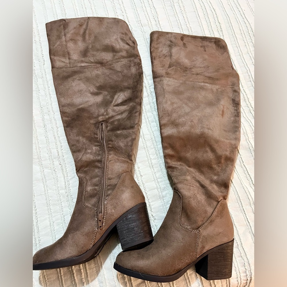 Brown Knee High Boots
